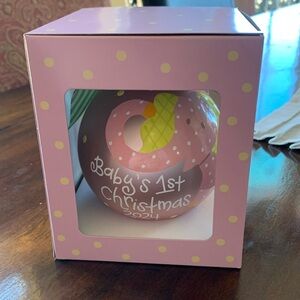 Coton Colors by Laura Johnson Baby’s 1st Christmas Ornament 💕